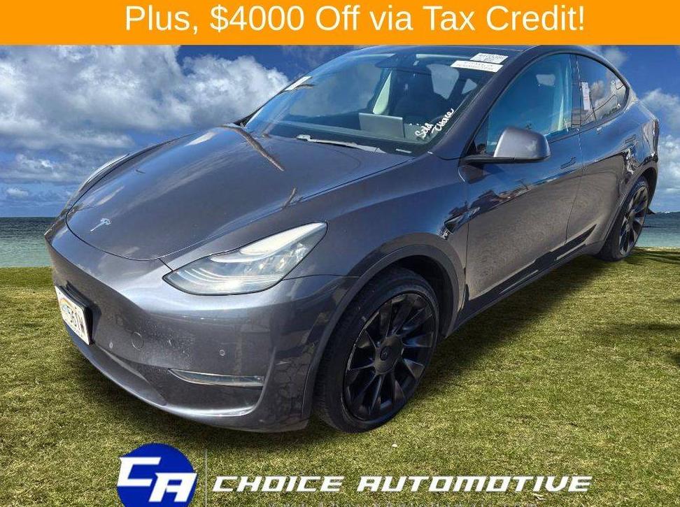 TESLA MODEL Y 2020 5YJYGDEE5LF022916 image